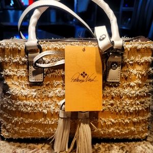 Patricia Nash summer handbag so cute..kind of like straw